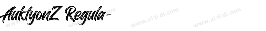 AuktyonZ Regula字体转换